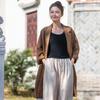 Women's Vintage Cotton-Linen Loose Lapel Shirt - Artistic Casual Style