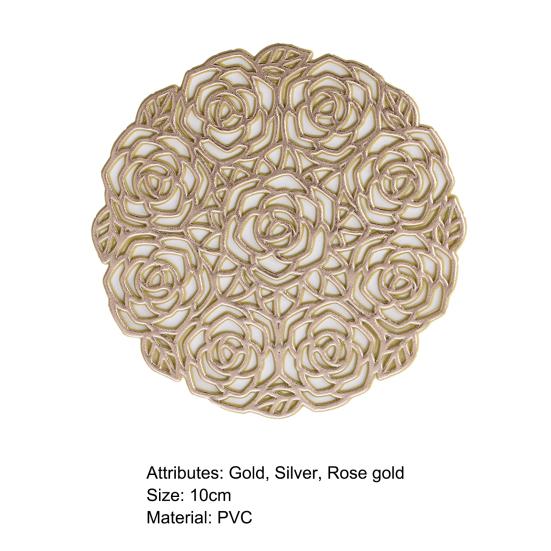 Antypoślizgowa podkładka pod kubek do użytku domowego, odporna na ciepło, z PCV