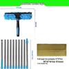 Dual-Sided High-Rise Window Cleaning Squeegee: Efficient Glass Cleaner for Easy Two-in-One Use