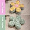 Thickening Flower Pattern Office Seat Cushion Supportive Floor Mat Living Room