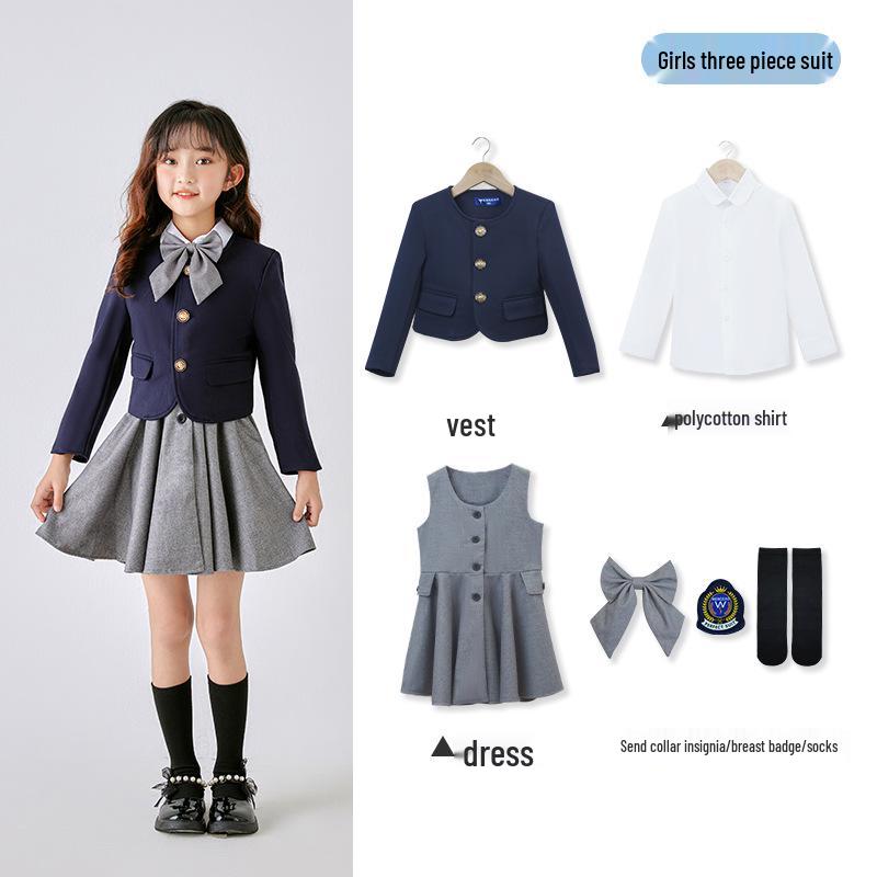 Gyermek Brit Stílusú Sportruházat Iskolai Egyenruha Óvodába és Általános Iskolába