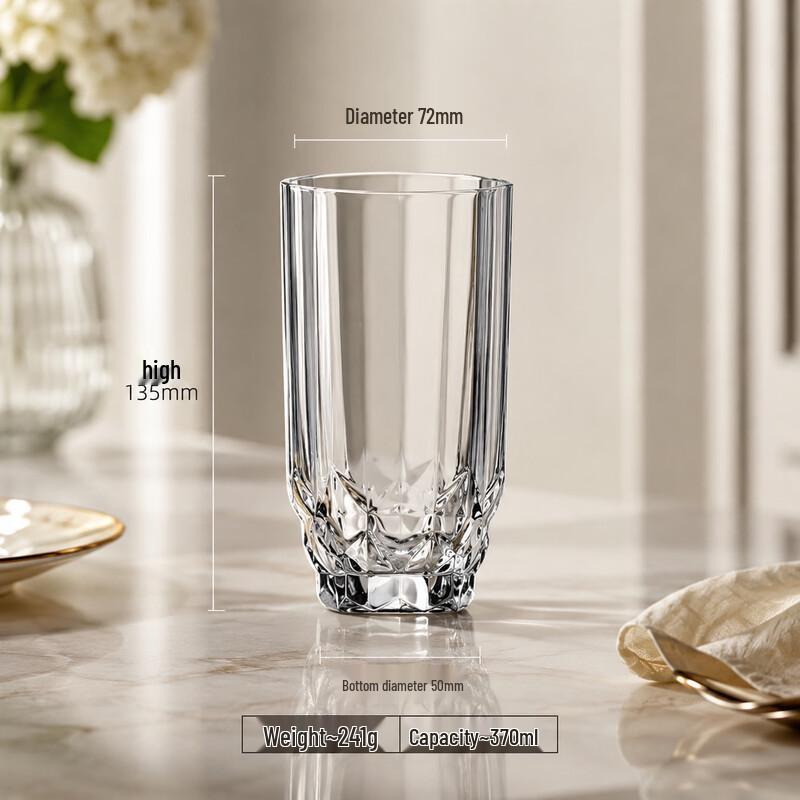 MDNG Luxury Diamond Base Crystal Glassware