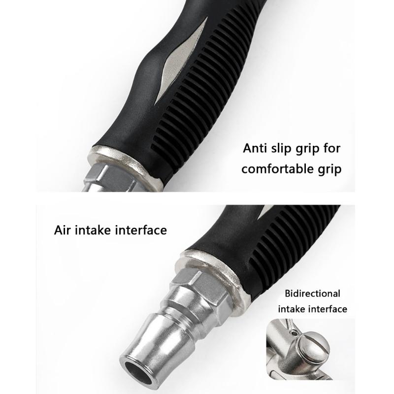 Steel Air Blower Guns Set with Adjustable Flow Control For Car Detailing Electronics Maintenance And Dust Removal Tool