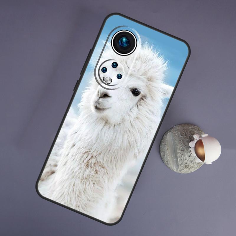 Cute Alpaca Donkey For Huawei Honor Magic 5 Lite 70 50 X8 X9 a P20 P30 P40 P50 P60 Pro P Smart Nova 9 5T Case