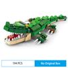 Ocean Marine Fish 3in1 Animals Shark Tiger Owl Crocodile Model Set Building Blocks Diy Children Assemble Toy for Kid Gift