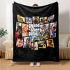 GTA Flannel Blanket, High quality Comfortable for All Seasons, Home Decor, Warmth and Comfort