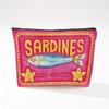 Bohemian Makeup Bag: Colorful Fish Print, Retro Style Cosmetic Travel Case