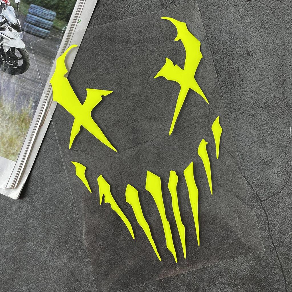 Motocyklové nálepky Reflexní nálepka na auto Vzor ďábla Nálepky Dekorace Moto Karoserie Čelní sklo Helma Pro Honda CB650R XADV