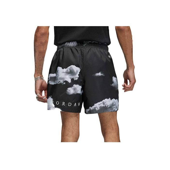 Jordan Cloud Print Sportovní Ležérní Šortky Pánské Spodní Díly Černé DM1377-010