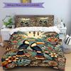 3pcs bedding set Tropical Birds Includes 1 Comforter + 2 Pillowcases, Without Pillow Inserts, Soft Comfortable, Lightweight Breathable, Prin