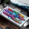 Geometry Dash Print Mouse Pad, for Keyboard Pad Laptop PC Mat for Office Home Use, Desk Decor, Perfect Birthday Gift for Gamers