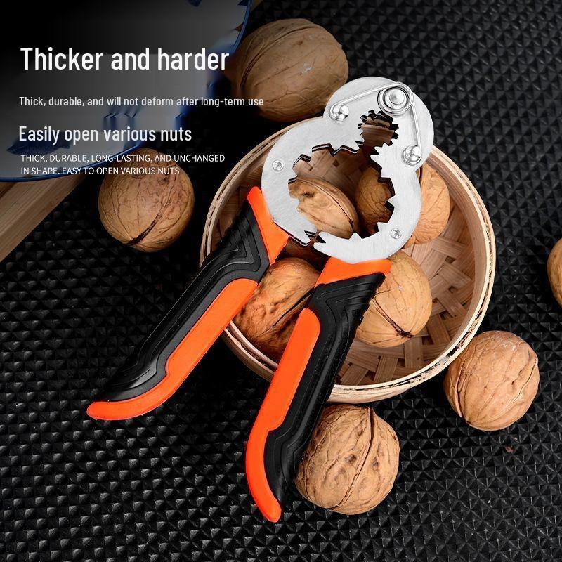 Walnut and Pine Nut Cracker: Multi-functional Shelling Tool Pliers for Dried Fruit