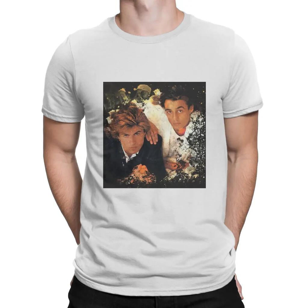 Awesome Watercolor Wham T-Shirt Men Round Neck Cotton T Shirt Wham Short Sleeve Tee Shirt Birthday Present Clothing