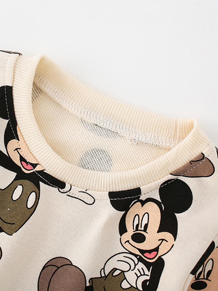 Girls' Cute Long Sleeve Sweatshirt: European & American Style, Autumn/Winter, Round Neck T-Shirt for Small to Medium Children.