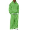 Ensemble sweat à capuche zippé et pantalon de jogging d'hiver pour homme - Tenue décontractée par temps froid