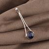 Natural Sodalite Gemstone 925 Sterling Silver Handcrafted Jewelry Designer Long Pendant 1.79" PP-69-39