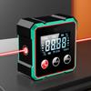 Laser Digital Protractor Inclinometer Laser Level Ruler USB Chargable Inclinometer Magnetic Base Goniometer Magnet Angle Finder