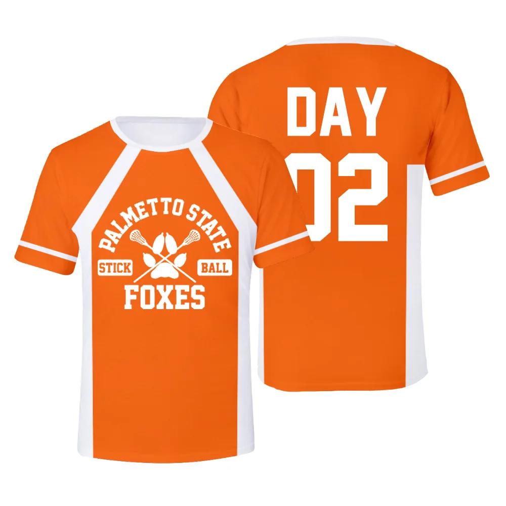The Foxhole Court Palmetto State Foxes Lacrosse Jersey Cosplay WILDS MINYARD 3D T-shirt Men/Women Clothes Kids Tees
