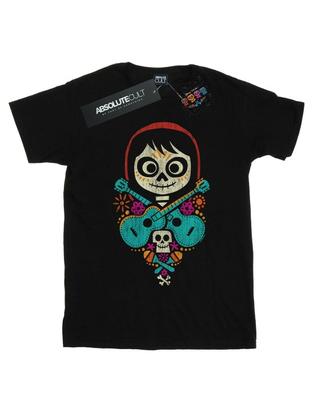Damen Coco Miguel gekreuzte Gitarren Baumwolle Boyfriend T-Shirt