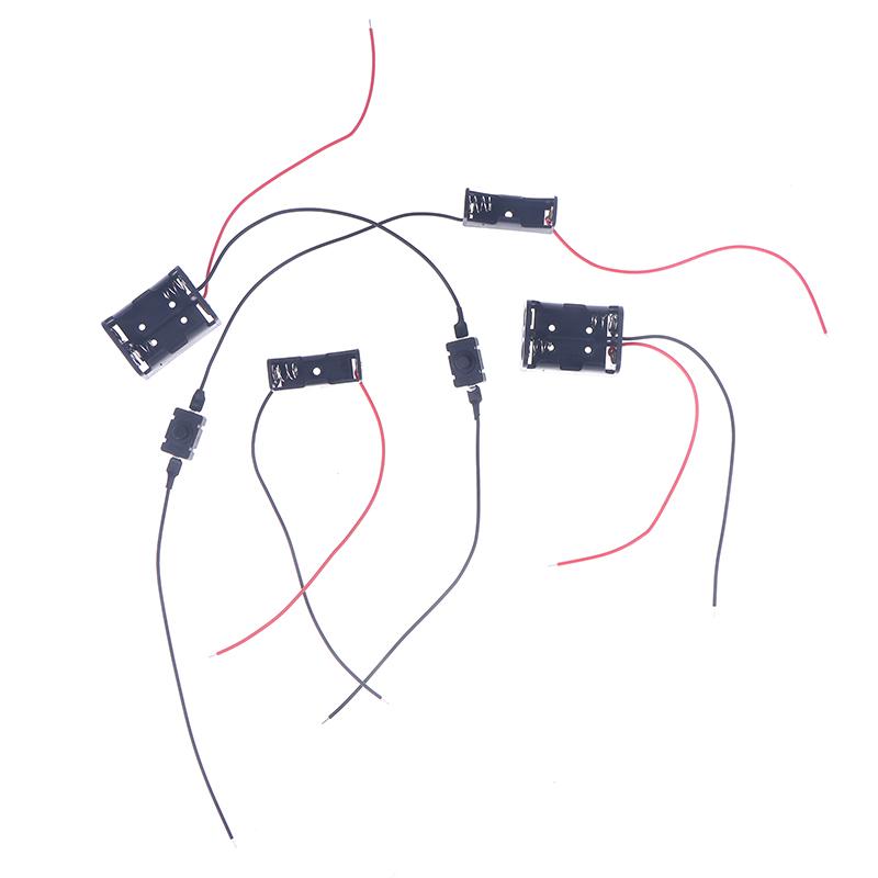 5PCS 23A Battery 12V Clip Holder Box Case Black High Quality For 23a Mn21 Ms21 Car Remote Control Battery Box