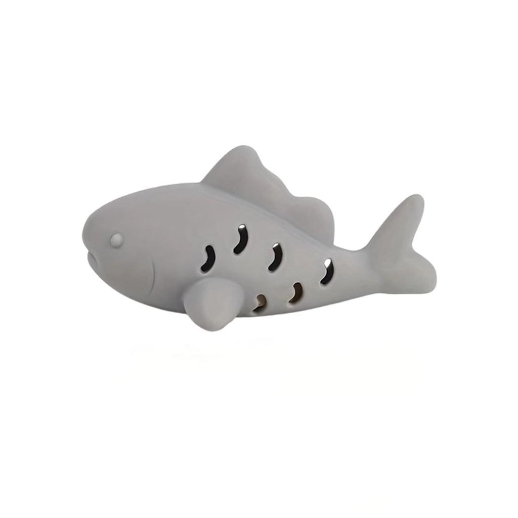 Fish-Shaped Silicone Cats Toy, Interactive Dispensing Puzzle Toy For Cats, -Resistant Teething Chew Toy With Hollow Design To Release Catnip Scent