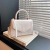 2026 Newest Fashi Simple Korean Style Lacquer Handbag For Women Single Shoulder Bag Small Square Handle Bags Gifts For Lady