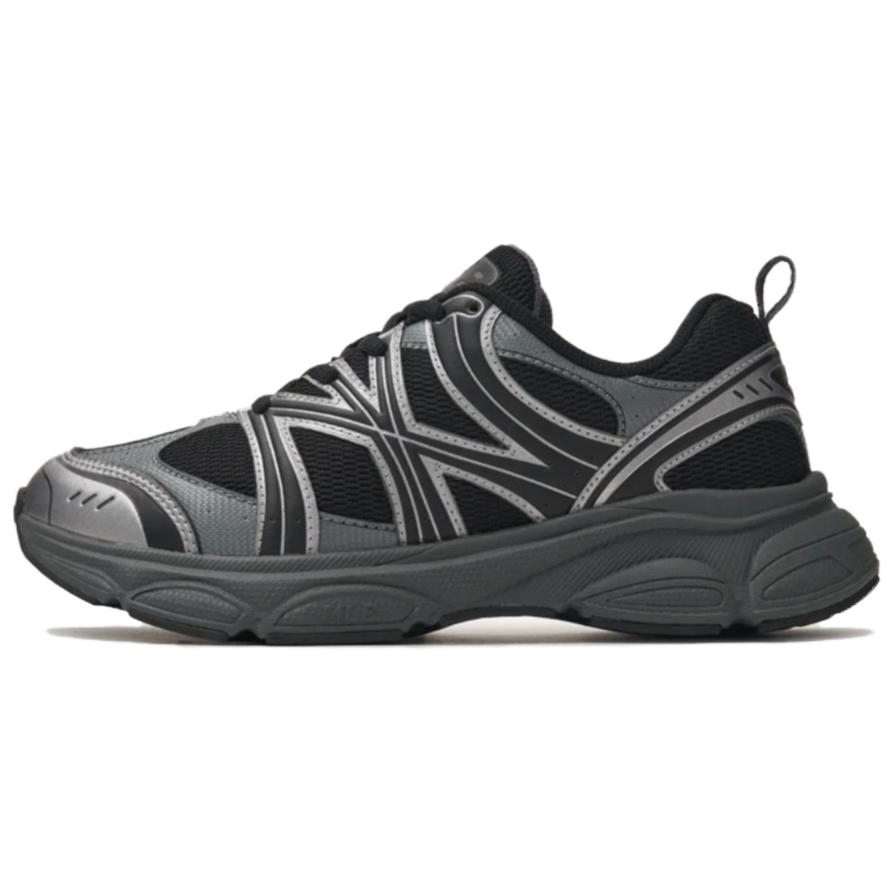 New MLB Chunky Runner Ace Runner Anti Slip Wear Resistant Low Top Running Shoes Unisex Black 3ARNACE4N-50BKS