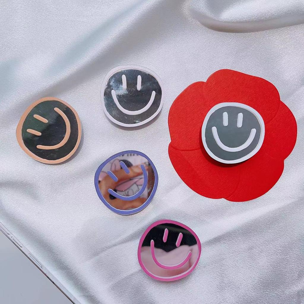 Smiley Face Faltbarer Handyhalter & Spiegel