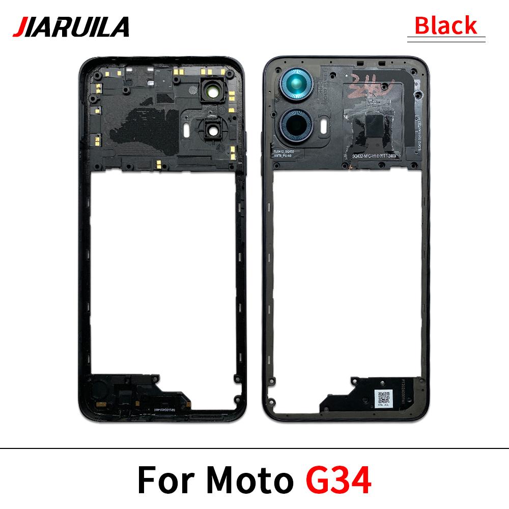 NEW Back Cover Middle Frame Holder Housing For Moto G04 G23 G34 G53 G54 G62 G72 G73 Middle Frame Repair and Replacement Parts