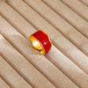 1Pcs Stainless Steel Ring Set with Zirconia, Metal Style Finger Ring, Index Finger Ring