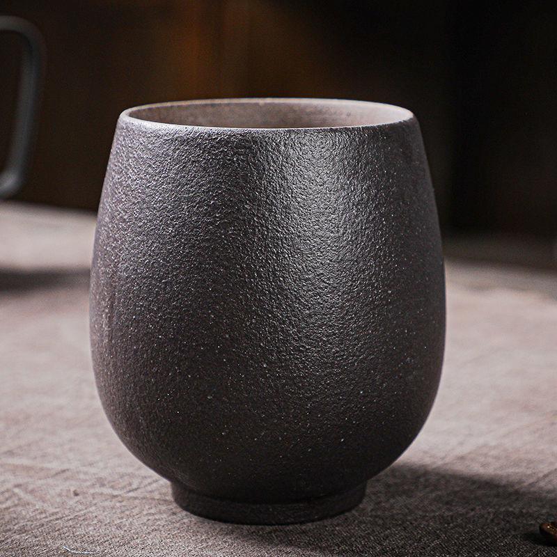 Handmade Japanese Ceramic Tea Cup - Retro Style Kung Fu Tasting Bowl