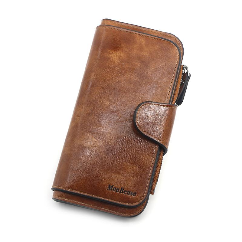 Fashion Woman Long Wallet Pu Leather With Multiple Compartments For Daily Use