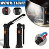 Wiederaufladbares LED-Arbeitslicht, COB-Campinglampe mit Magnetfuß, Haken, 360° drehbar, für Reparatur, Lesen, Grillen, Angeln, Notbeleuchtung