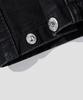 AGOD Vintage Side-Tuck Wide Denim Pants [All Black]