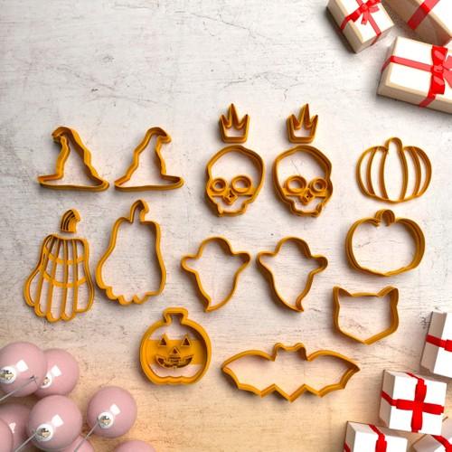 

Набор форм для полимерной глины на Хэллоуин