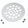 Stainless Steel Shower Drain Cover Anti-Clog Rust-Proof Floor Drain Cover 4-1/4“ Drain Strainer Bathroom Accessories