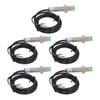 5 Pcs Inductive Proximity Sensor M12 Approach Sensor NPN NC IP65 Waterproof Proximity Switch