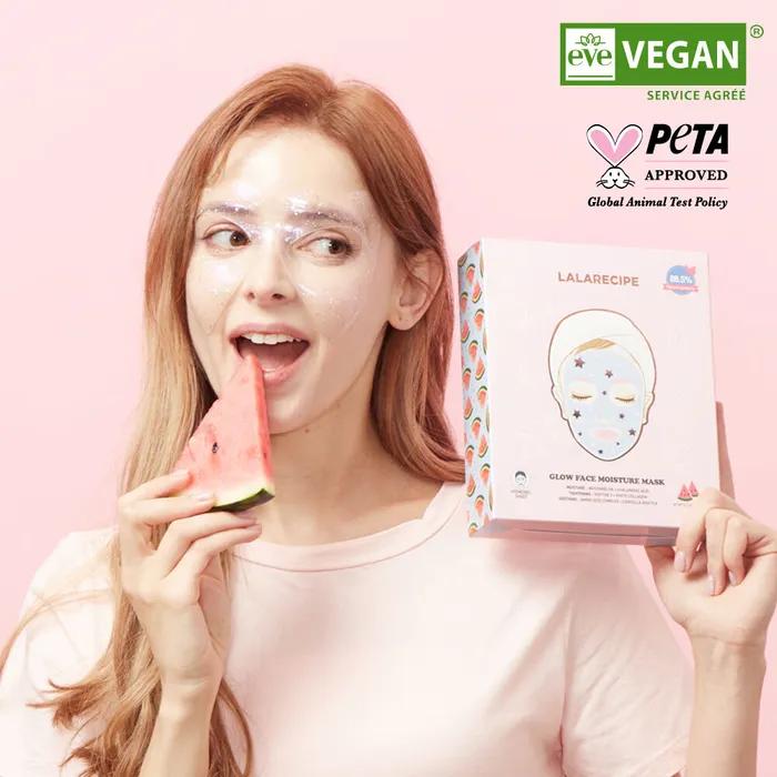 [Eve Vegan] Glitter Soothing Calming Cooling Hydrogel Mask Sheet 10 sheets/box