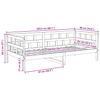 Daybed without Mattress Wax Brown 80 x 200 cm Solid Pine Wood