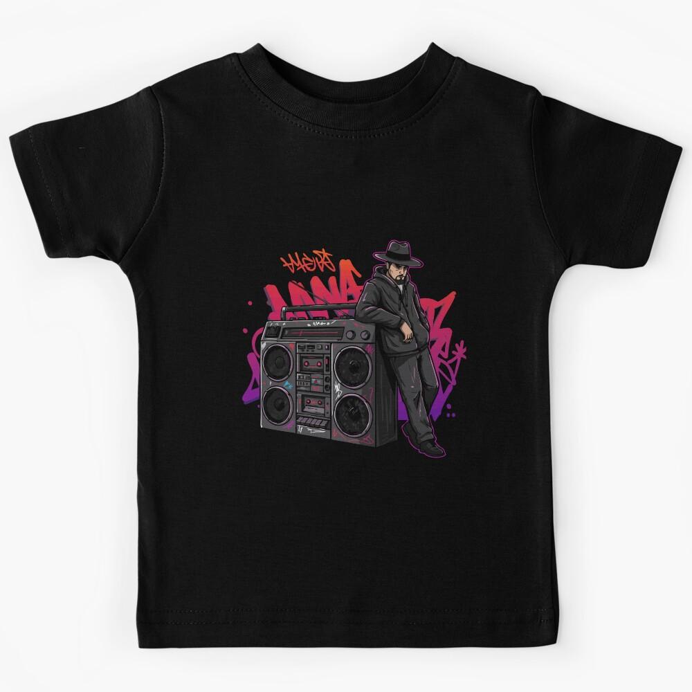 gangster boombox Kids T-Shirt 110