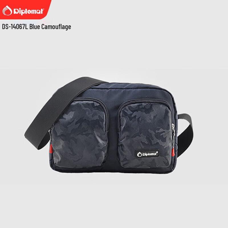 Сумка через плечо Diplomat Синий камуфляж