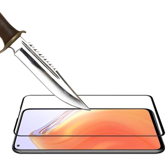 Film de Protection d'Écran - PHONILLICO - Xiaomi MI 10T / MI 10T PRO - Pack de 2 - Verre Trempé - Bord Noir
