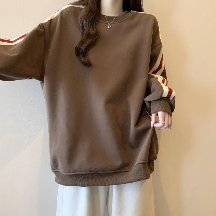 Relaxed Fit Polyester T Shirt For Women With Warm Fleece Lining For Casual Daily Wear