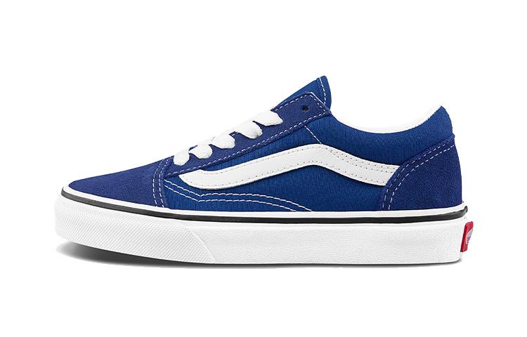 Vans Canvas Низкие Кеды для Детей Скейтбординг Синие Дети Возраст 3 7 Лет VN0A4BUU2JO 31.5