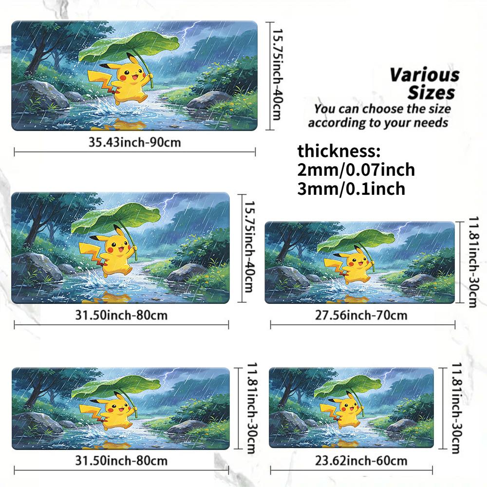 Squirtle Icy Fountain Urban Graffiti Gaming Desk Mat NonSlip Washable Mouse Pad 30x80x0.2cm