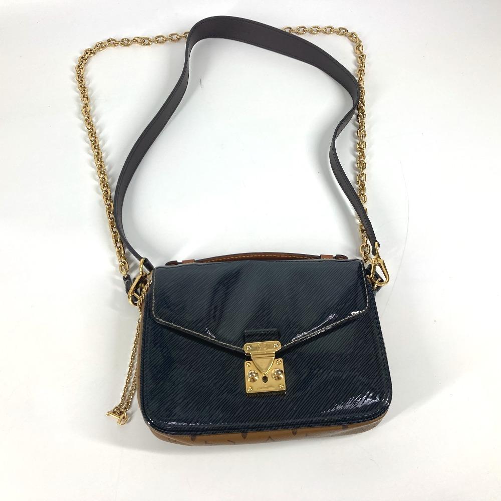 Louis Vuitton M54990 Shiny Epi Monogram Reverse Pochette-MetisMINI 3WAY Hand Bag