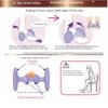 Foot Massager Roller Relieve Foot Arch Pain Plantar Fasciitis Muscle Aches Soreness Stimulates Myofascial Release for Relaxation