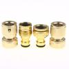 2Pcs Standard Aluminum Hose Connector Set - 4/6'' Tap Fitting Quick Connect For Garden Pipes Hose Connector