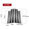 8Pcs Carbon Fiber Door Window B-pillars Cover Trim For BMW X5 F15 2014-2018