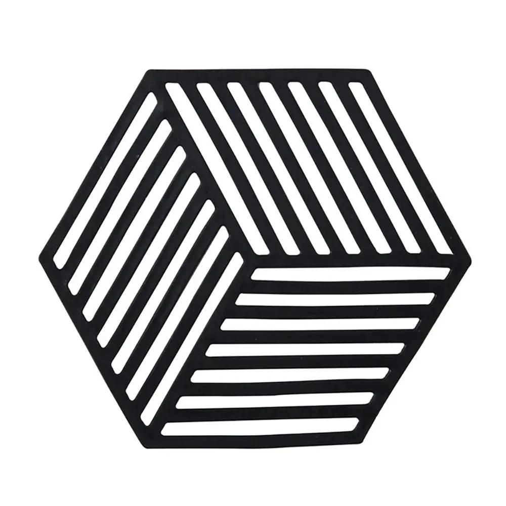 10PCS Heat Resistant Silicone Mat Drink Cup Coasters Non-slip Pot Holder Table Placemat Kitchen Accessories